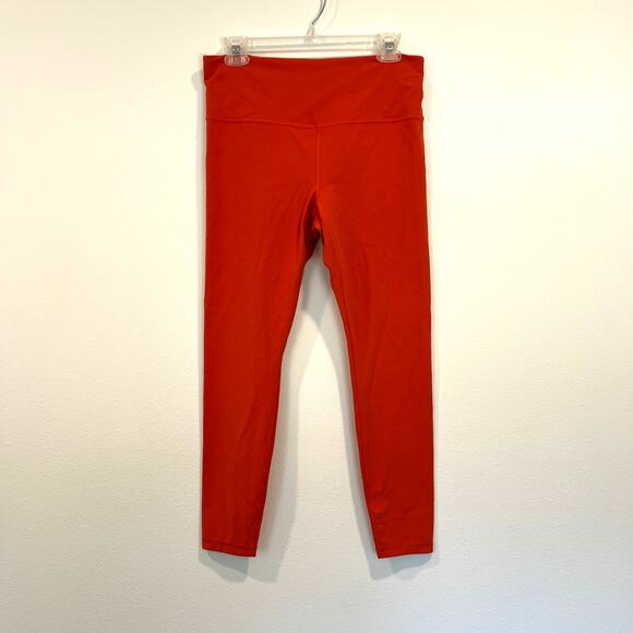 Athleta Ultra High Rise Elation Leggings Tights Orange Women's L - Picture 1 of 9